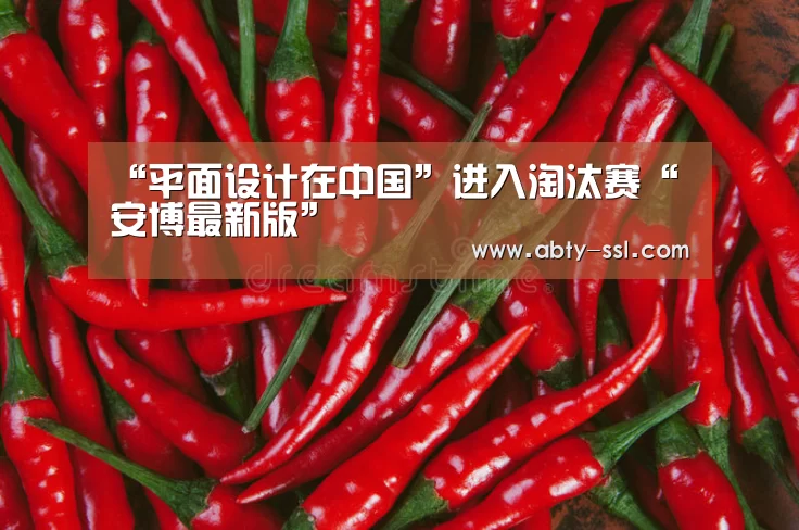 “平面设计在中国”进入淘汰赛“安博最新版”(图2) ANBO体育APP下载